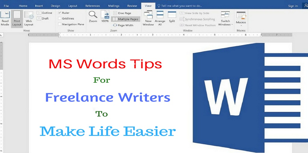 ms words tips for freelance writers